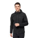 JACK WOLFSKIN BORNBERG HOODY M Erkek Ceket black S