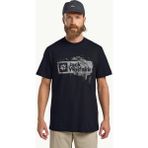 Jack Wolfskin Brand T M Erkek T-Shirt - Lacivert