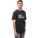 Jack Wolfskin Brand T M Erkek T-Shirt - Siyah