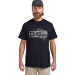 Jack Wolfskin Brand T M Lacivert Kısa Kollu Erkek T-shirt