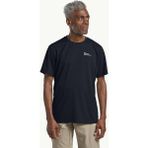 Jack Wolfskin Delgami S/S M Erkek Siyah T-Shirt