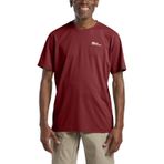Jack Wolfskin Delgami S/S M erkek tişörtü, Deep Ruby, S