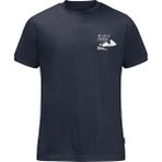 Jack Wolfskin Discover T M Erkek T-Shirt - Lacivert