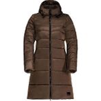 Jack Wolfskin Eisbach Coat Kadın Kahverengi Outdoor Ceketi - XS