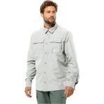 Jack Wolfskın Erkek Barrıer L/s Shırt M Gömlek Cool Grey 1404101-6709 - Gri