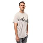 Jack Wolfskin Erkek Brand T M T-Shirt, Deniz Kabuğu, M