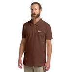 Jack Wolfskin Erkek Essential Polo M Tişört, Koyu Pas, XL