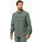 Jack Wolfskin Erkek Gömlek Barrier L/S Haki