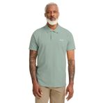 Jack Wolfskin Essential Polo Regular Fit Logo Baskılı Polo T-Shirt, 2XL, 5003374542, Yeşil, Erkek