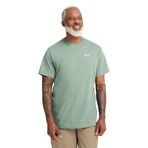 Jack Wolfskin ESSENTIAL T Bisiklet Yaka Regular Fit Logo Baskılı T-Shirt, M, 5003374553, Yeşil, Erkek
