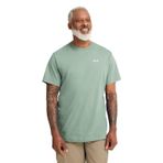 Jack Wolfskin ESSENTIAL T M Bisiklet Yaka Regular Fit Logo Baskılı T-Shirt, XL, 5003374553, Yeşil, Erkek