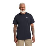 Jack Wolfskin ESSENTIAL T M Lacivert Bisiklet Yaka Regular Fit Logo Baskılı Erkek T-Shirt
