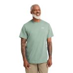 Jack Wolfskin ESSENTIAL T M Yeşil Bisiklet Yaka Regular Fit Logo Baskılı Erkek T-Shirt