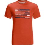 Jack Wolfskin Established In Erkek T-shirt - M - Turuncu