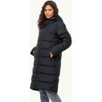 Jack Wolfskin Frozen Palace Coat Kadın Mont - 010 - Siyah - XS