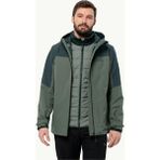 Jack Wolfskin Glaabach 3ın1 Jacket Mont Olive Green - Yeşil