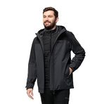 JACK WOLFSKIN GLAABACH 3IN1 JKT M Erkek Ceket black M