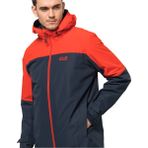 Jack Wolfskin Glaabach 3in1 Jkt M Turuncu Erkek Mont 1115291-3017 - XL - Çok Renkli