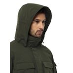 Jack Wolfskin Glacier Canyon Haki Erkek Kapüşonlu Parka