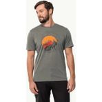 Jack Wolfskin Hiking S/s Erkek T-Shirt - M - Yeşil