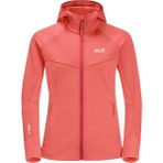 Jack Wolfskin Hydro Grid Fleece Kadın Pembe Outdoor Ceketi