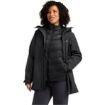 Jack Wolfskin Icecape 3in1 Down W Rds Kadın Outdoor Mont A65266 - Black