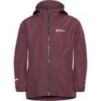 Jack Wolfskin Iceland 3in1 Jacket K Unisex Çocuk Mor Outdoor Ceketi - Mürdüm