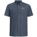 Jack Wolfskin Jack Wolfskın Vandra S|s Shırt M Erkek Midnight Sky Gömlek 1404071-c0412, NO COLOR, XL