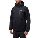 Jack Wolfskin Jasper 3IN1 Erkek Mont Siyah S
