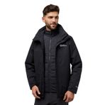 Jack Wolfskin Jasper 3IN1 Erkek Mont Siyah XL