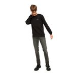 Jack Wolfskin Mark Erkek Sweatshirt Siyah S