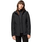 Jack Wolfskin Moonrise 3In1 Jkt W Kadın Siyah Mont 1115621-6000 - XL
