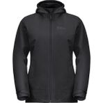 Jack Wolfskin Moonrise 3in1 Kadın Siyah Outdoor Ceketi