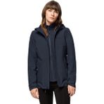 Jack Wolfskin Moonrise 3ın1 Kadın Su Geçirmez Outdoor Mont - Lacivert - XS