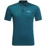 Jack Wolfskin Pack & Go Polo Erkek Mavi Polo Tişört