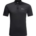 Jack Wolfskin Pack Go Siyah Polo Erkek T-shirt