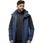 Jack Wolfskin Romberg 3ın1 Erkek Outdoor Mont - Mavi