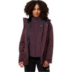 Jack Wolfskin Rotwand 3ın1 Jkt Kadın Outdoor Mont A60333 - Bordo