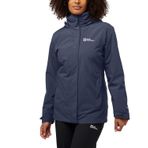 Jack Wolfskin Rotwand 3IN1 Kadın Mont Mavi M