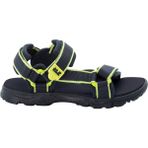 Jack Wolfskin Seven Seas 3 Unisex Çocuk Kahverengi Sandalet - Lacivert