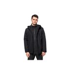 Jack Wolfskin Siyah Normal Kalıp Erkek Termal Zip Ceket 1115311-6000 Taubenberg 3ın1 Jkt M