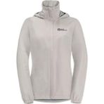 Jack Wolfskin Stormy Point 2l Kadın Bej Outdoor Ceketi - Krem - XS