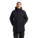 Jack Wolfskin Su Geçirmez Mont, S, A65022_6000, Siyah, Erkek