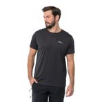 JACK WOLFSKIN T-Shirt Erkek T-Shirt Siyah S