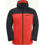 Jack Wolfskin Taubenberg 3in1 Erkek Kırmızı Outdoor Mont 1115311