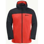 Jack Wolfskin Taubenberg 3ın1 Erkek Outdoor Mont - 1115311S/R 001 kirmizi