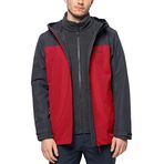 JACK WOLFSKIN TAUBENBERG 3IN1 JKT M Erkek Ceket phantom S