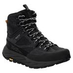Jack Wolfskin Terraquest Texapore Mid M erkek yürüyüş ayakkabısı, Siyah, 46 EU
