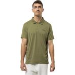 Jack Wolfskin Travel Polo Erkek Outdoor Tişört Yeşil