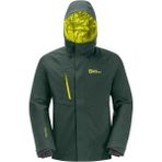 Jack Wolfskin Troposphere Ins Jkt M Erkek Outdoor Mont 1115321-T0138 Black Olive/firefly - XL